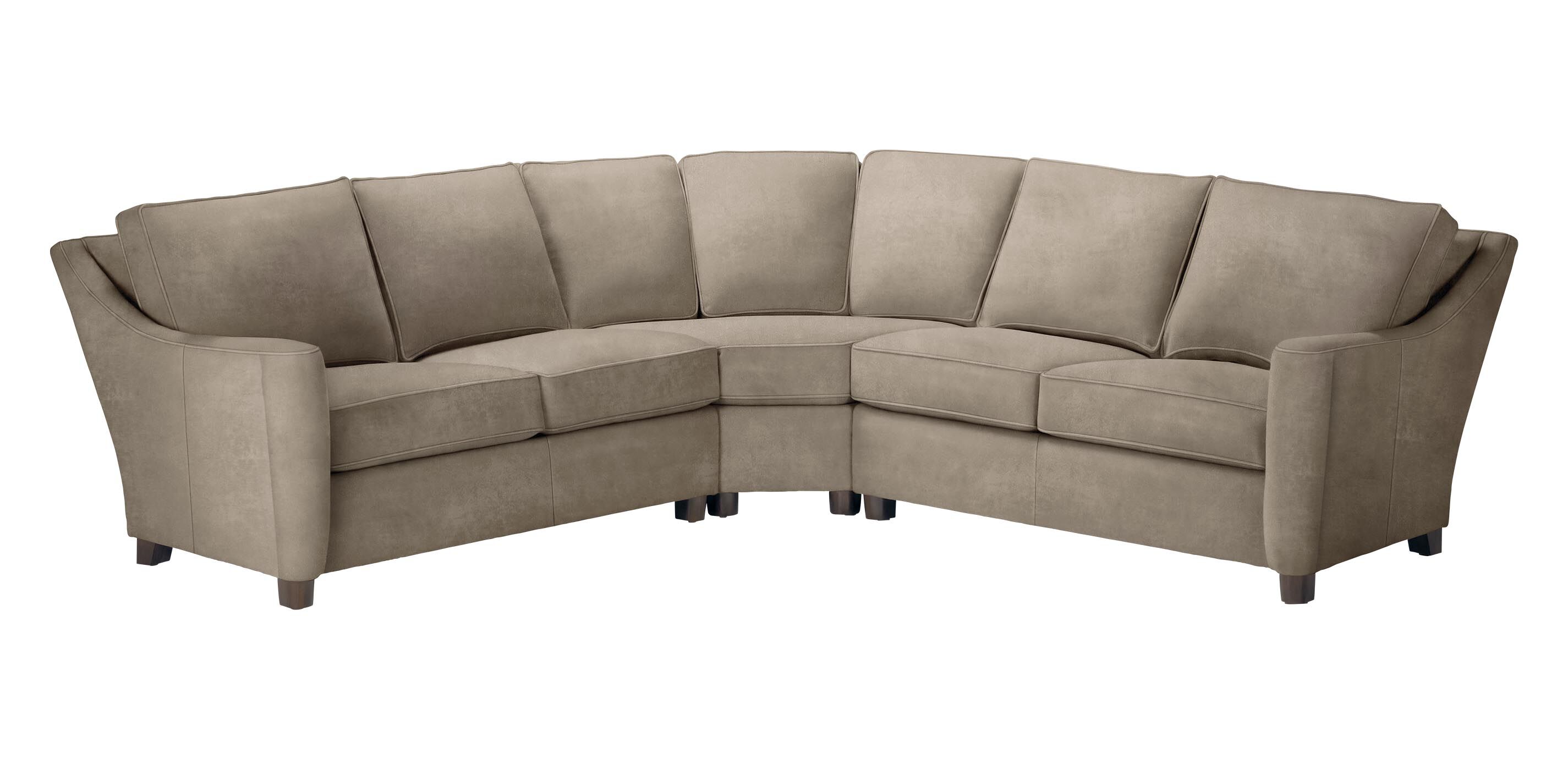 Westerly Leather Three-Piece Sectional