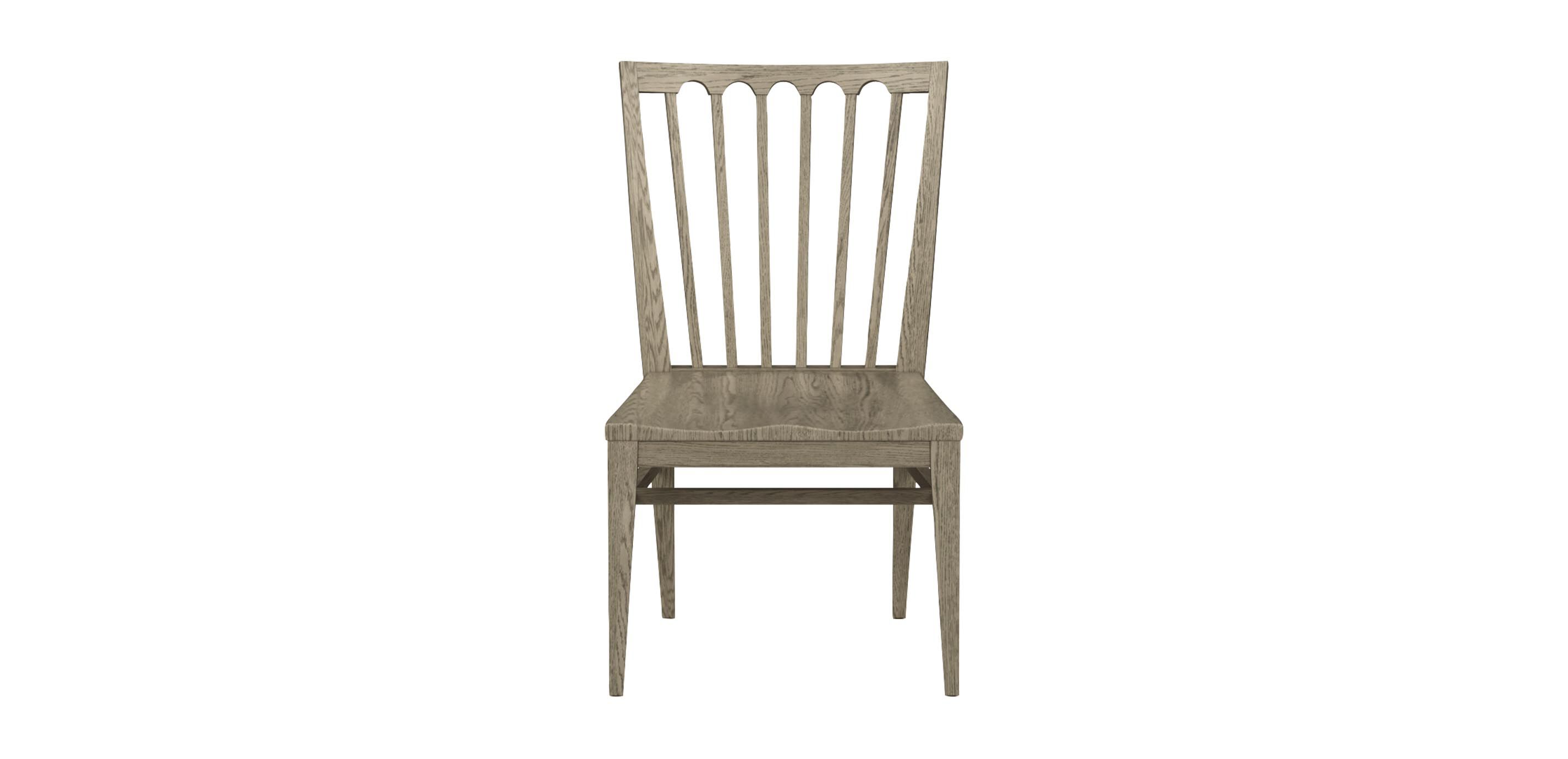 Benham Dining Side Chair, Wood Seat