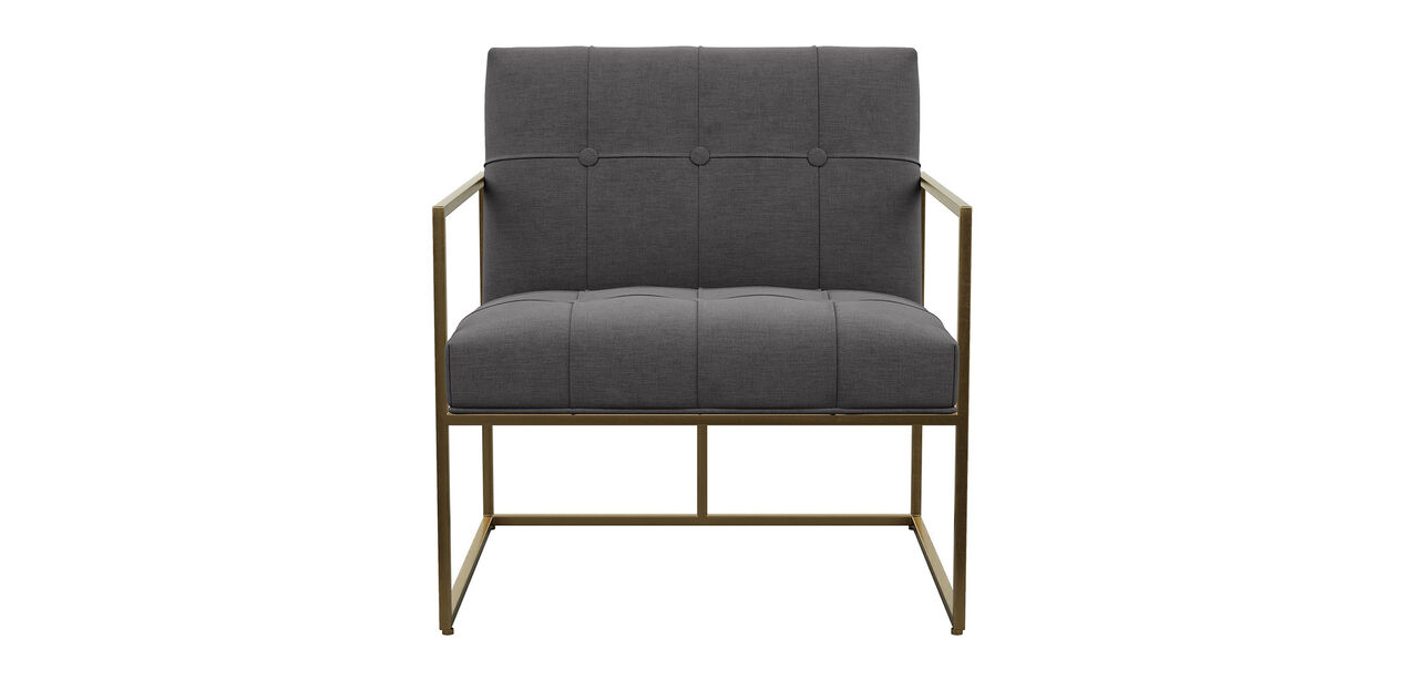 Mira Modern Fabric And Metal Lounge Chair Ethan Allen Chairs Ethan Allen
