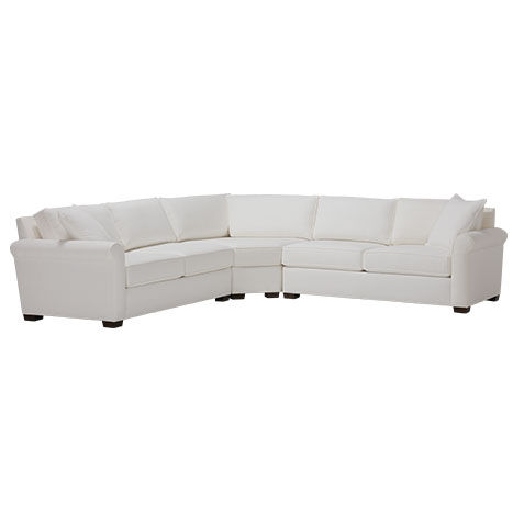 Spencer Roll-Arm Build-Your-Own Sectional, 26"D image