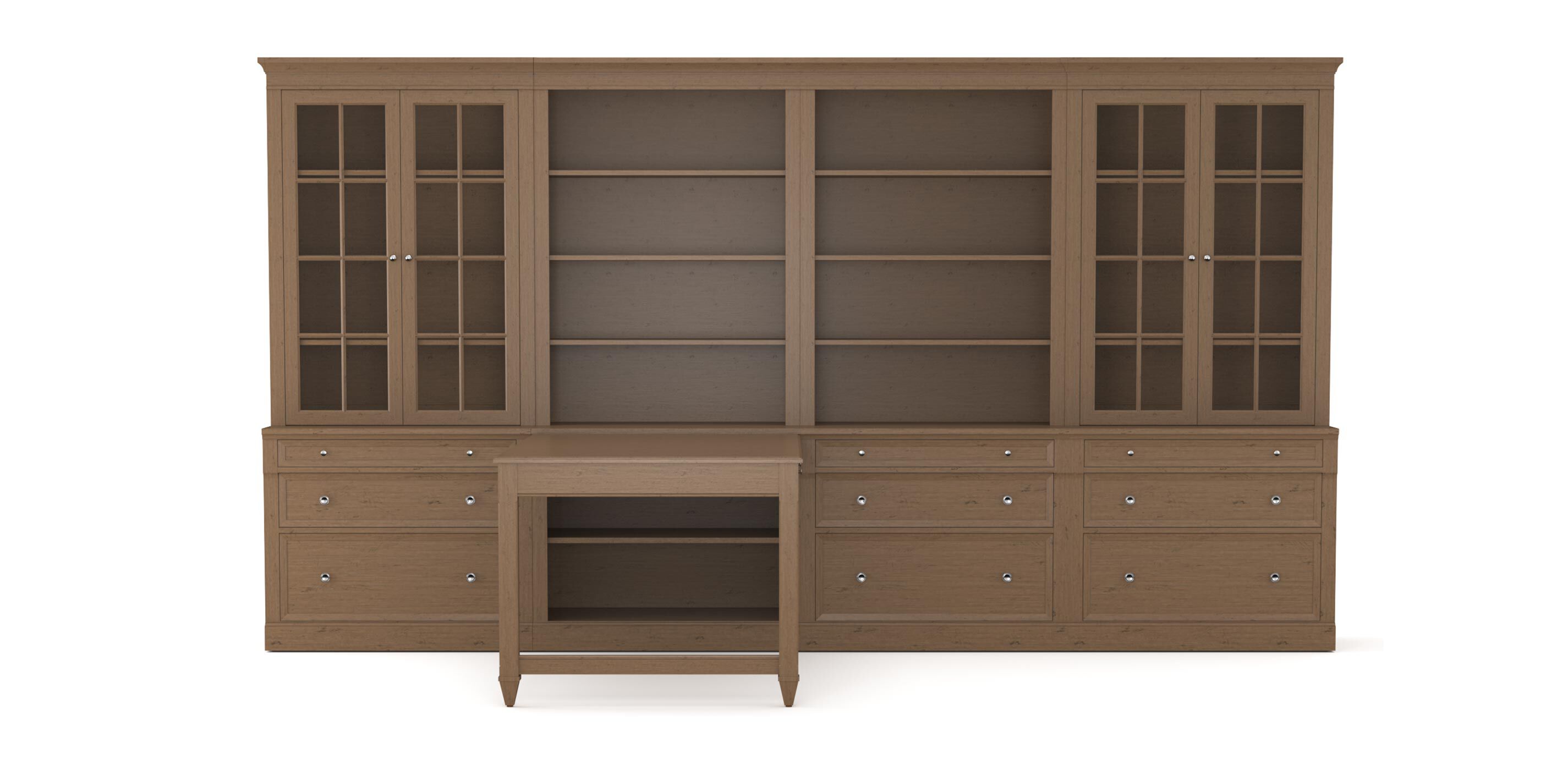 Continental Grand Office Island, Glass Doors