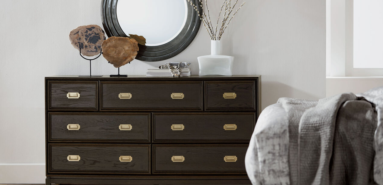 Madoc Modern Round Mirror for Walls Ethan Allen Wall Mirrors Ethan