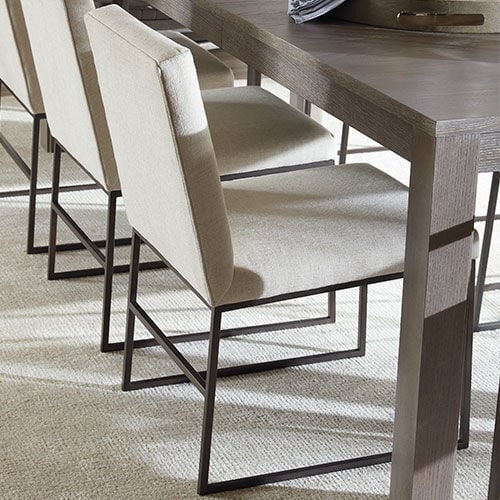 Jewel Metal Base Dining Chair 
