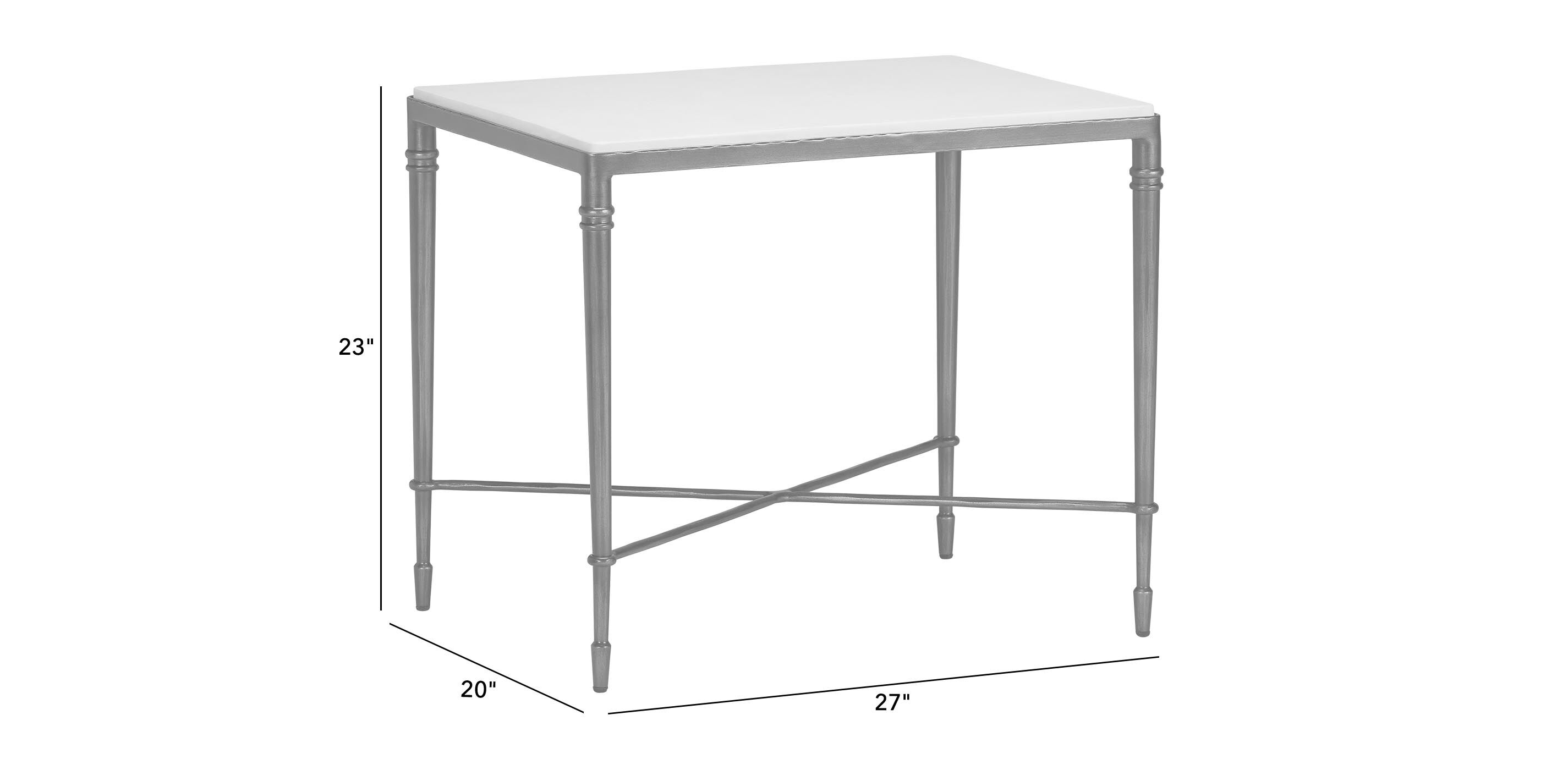 Valeria Stone-Top End Table_1