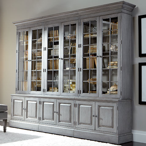 Villa Triple Library Bookcase Product Tile Hover Image 139350G