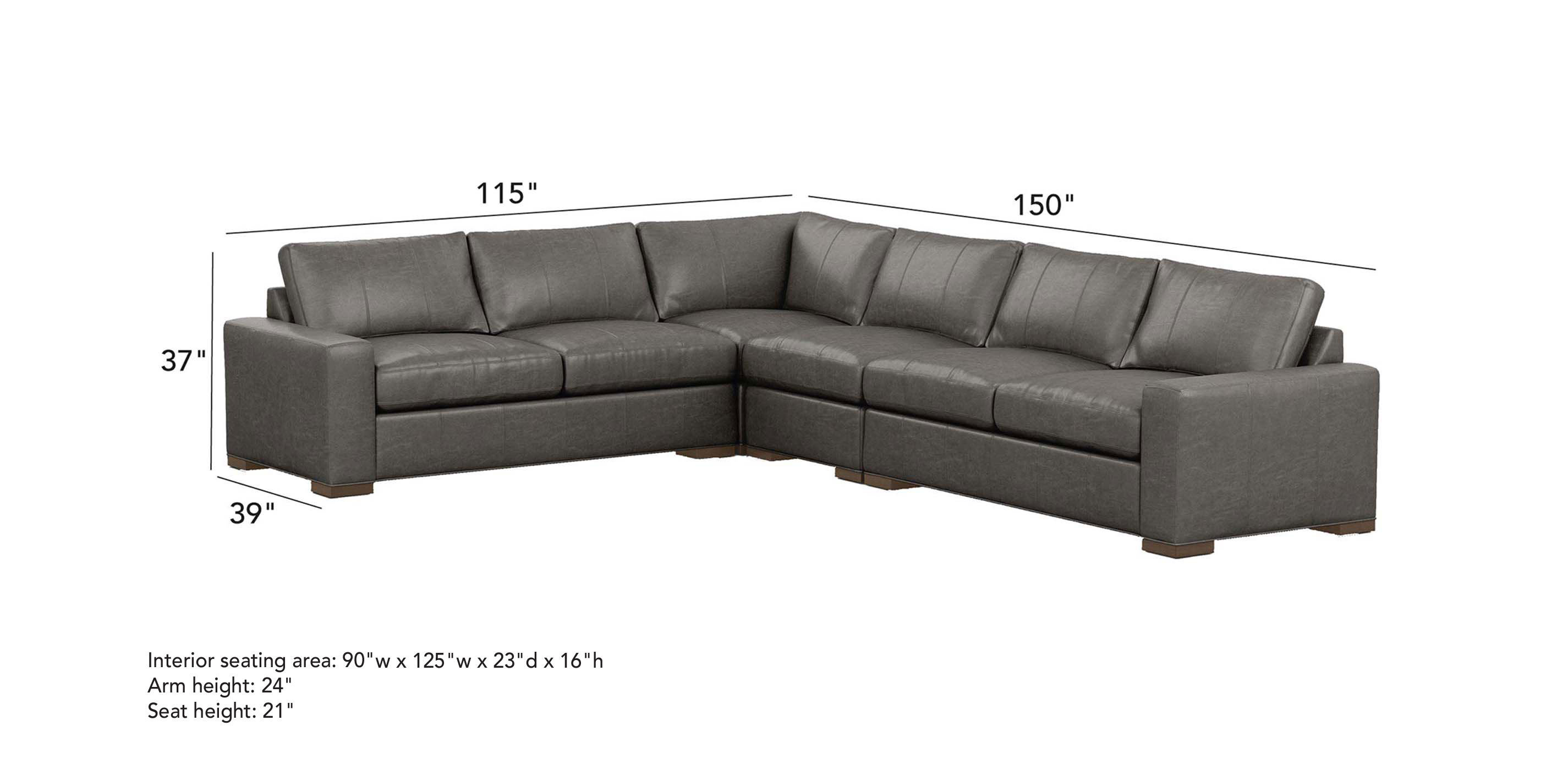 Conway Four-Piece Leather Sectional_1