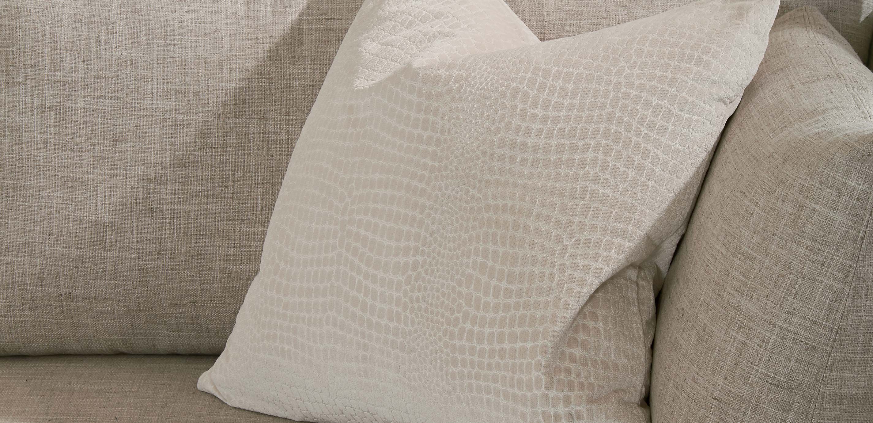 Embossed Velvet Pillow, Taupe_1