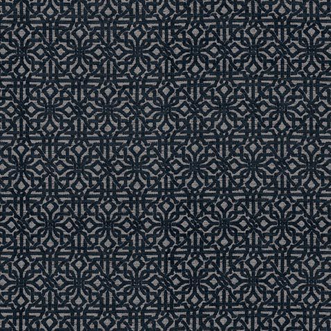 Pylos Navy Fabric By the Yard image