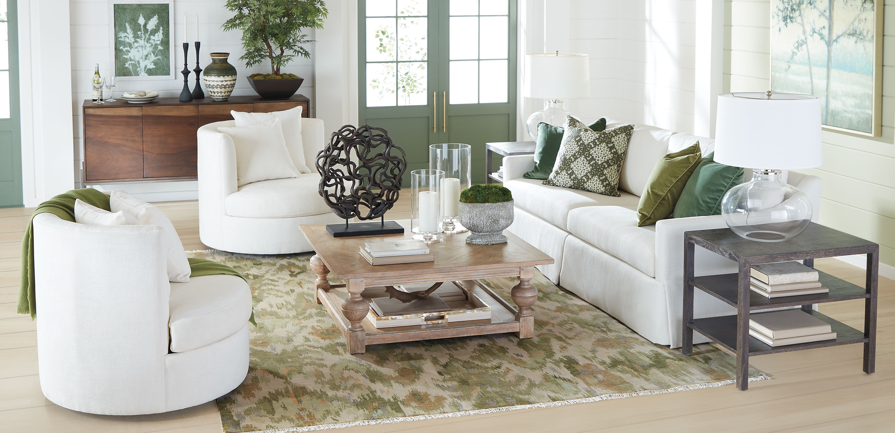 Nouveau Green Ikat Rug_13