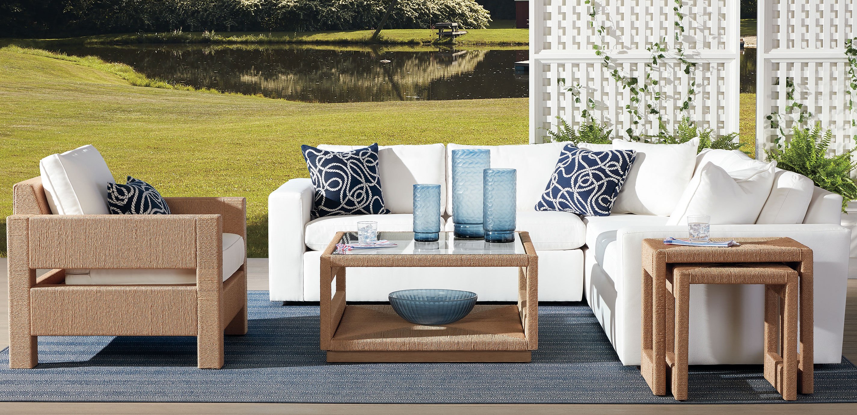 Afina Blue Glass Bowl_6