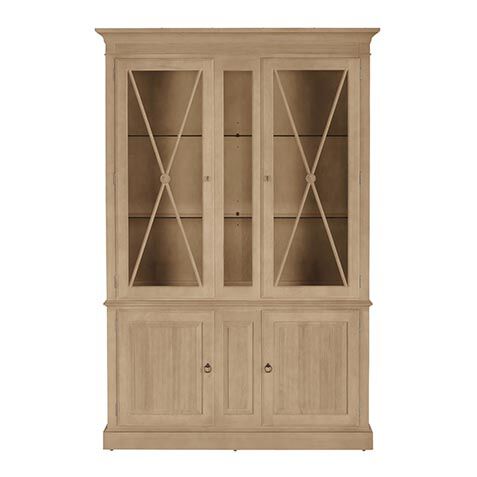 Davos Tall Display Cabinet with Glass Doors image