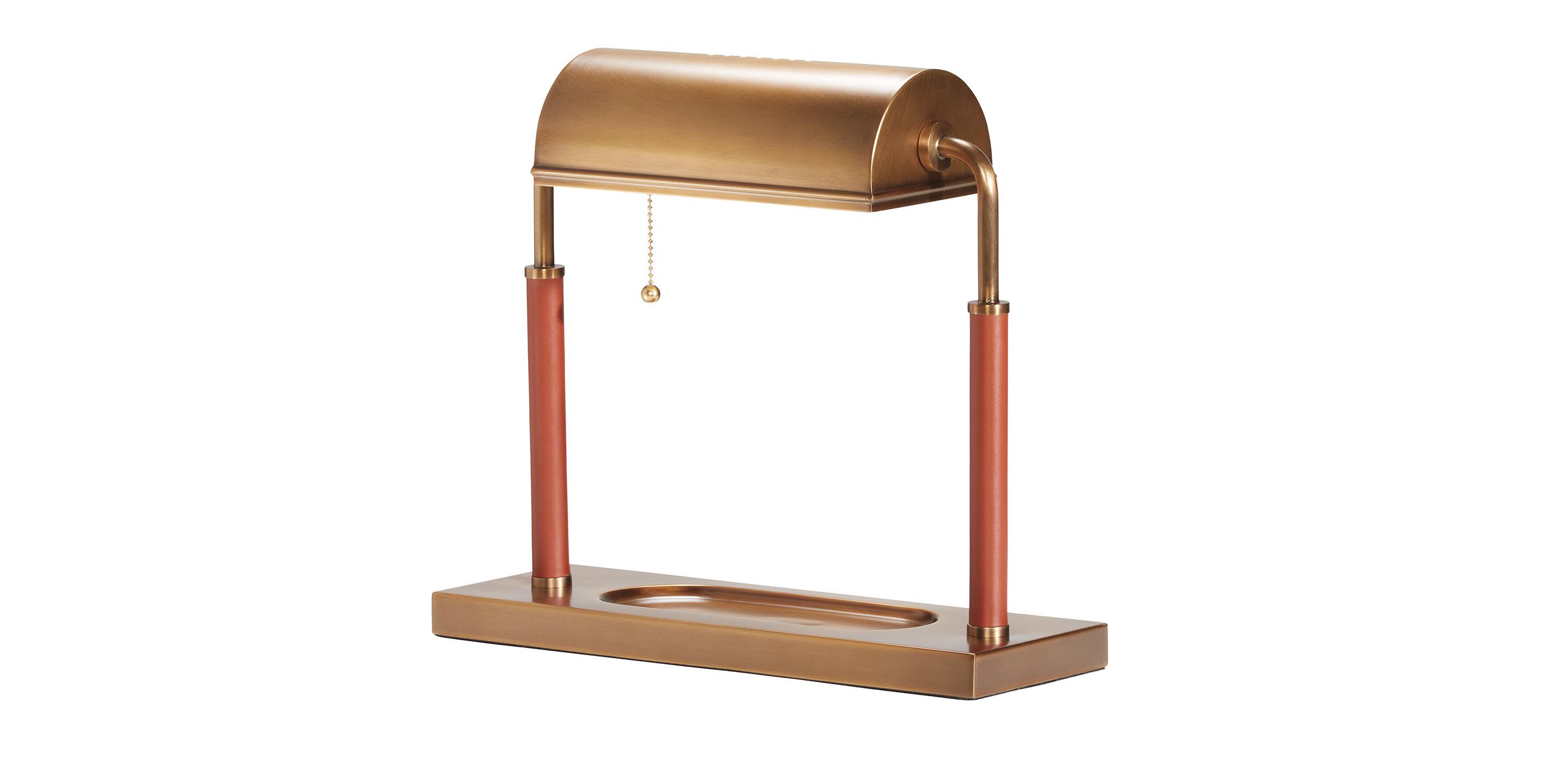 Wesley Brass Banker's Lamp_2