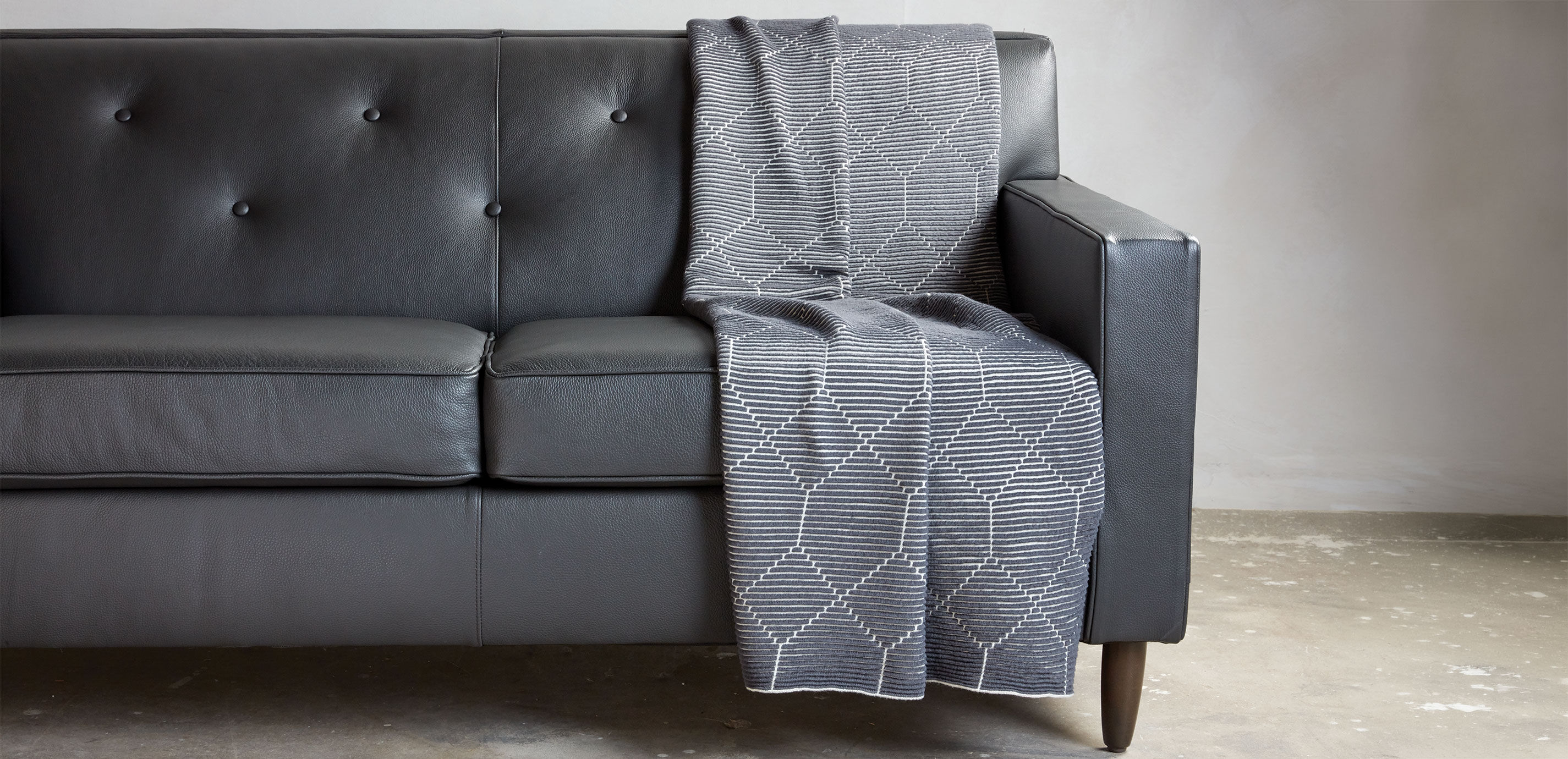 Marcus Leather Track-Arm Sofa