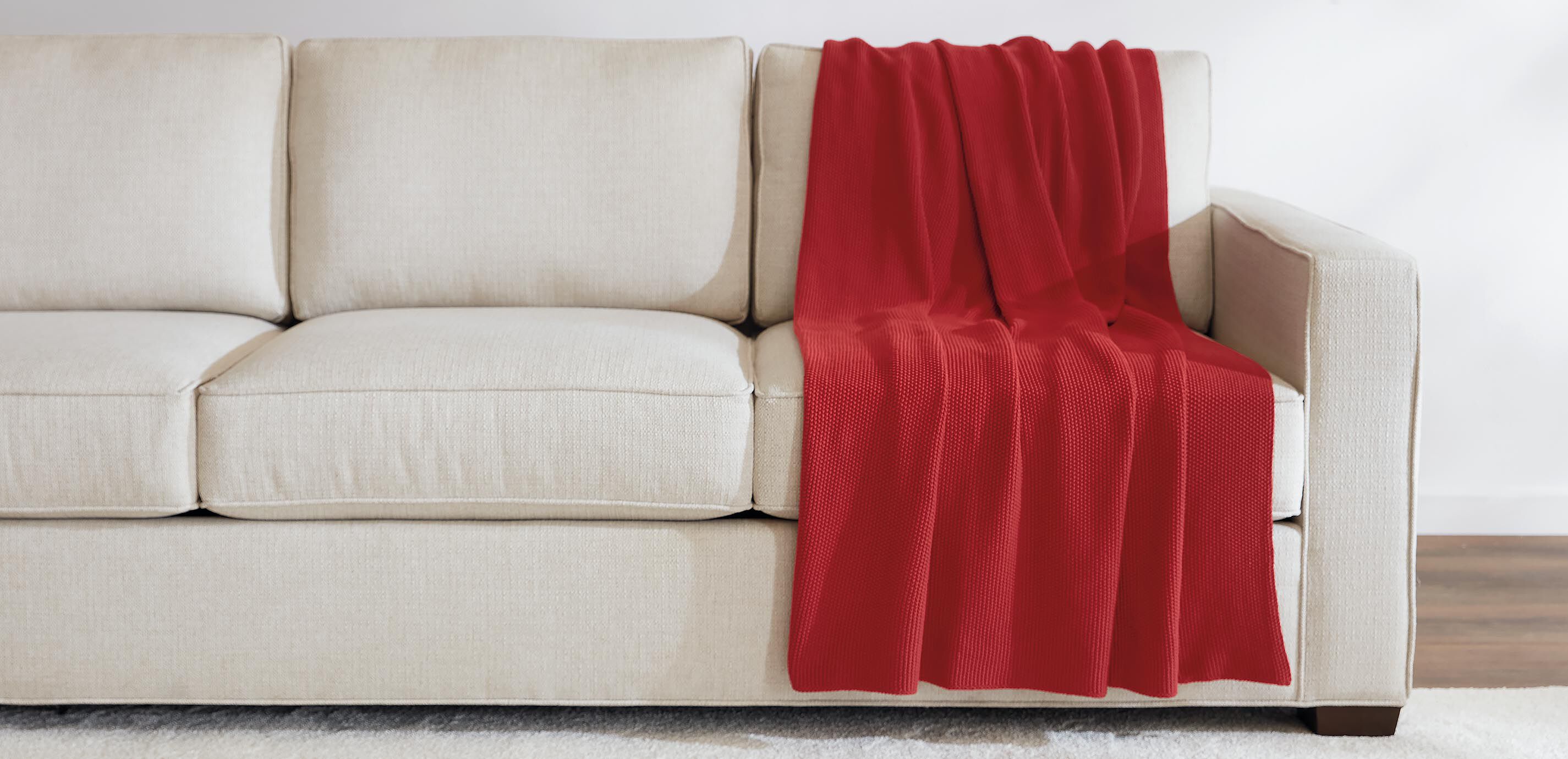 Mini Moss-Stitch Crochet Throw