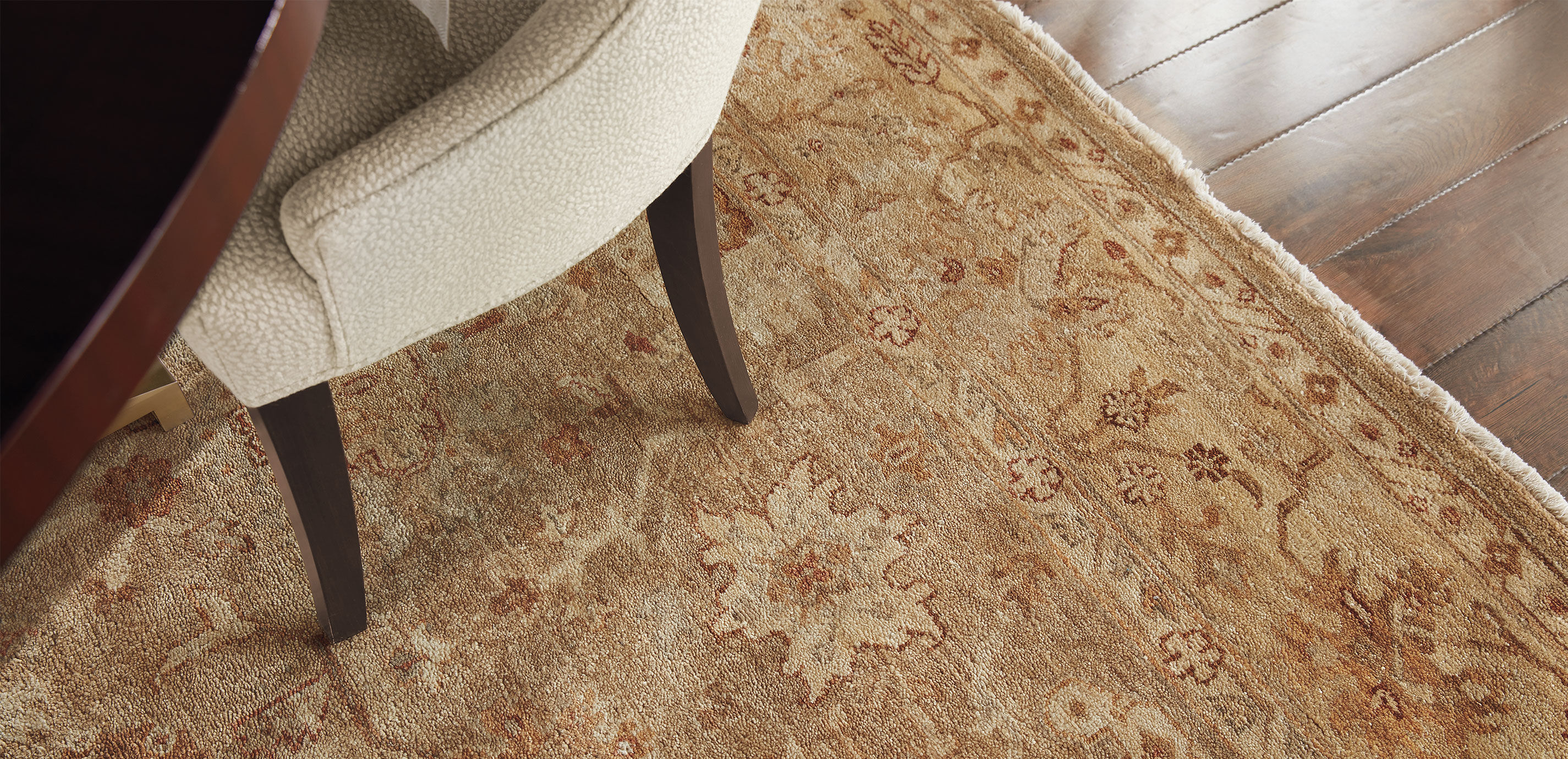 Oushak Rug, Light Gold/Ivory_2