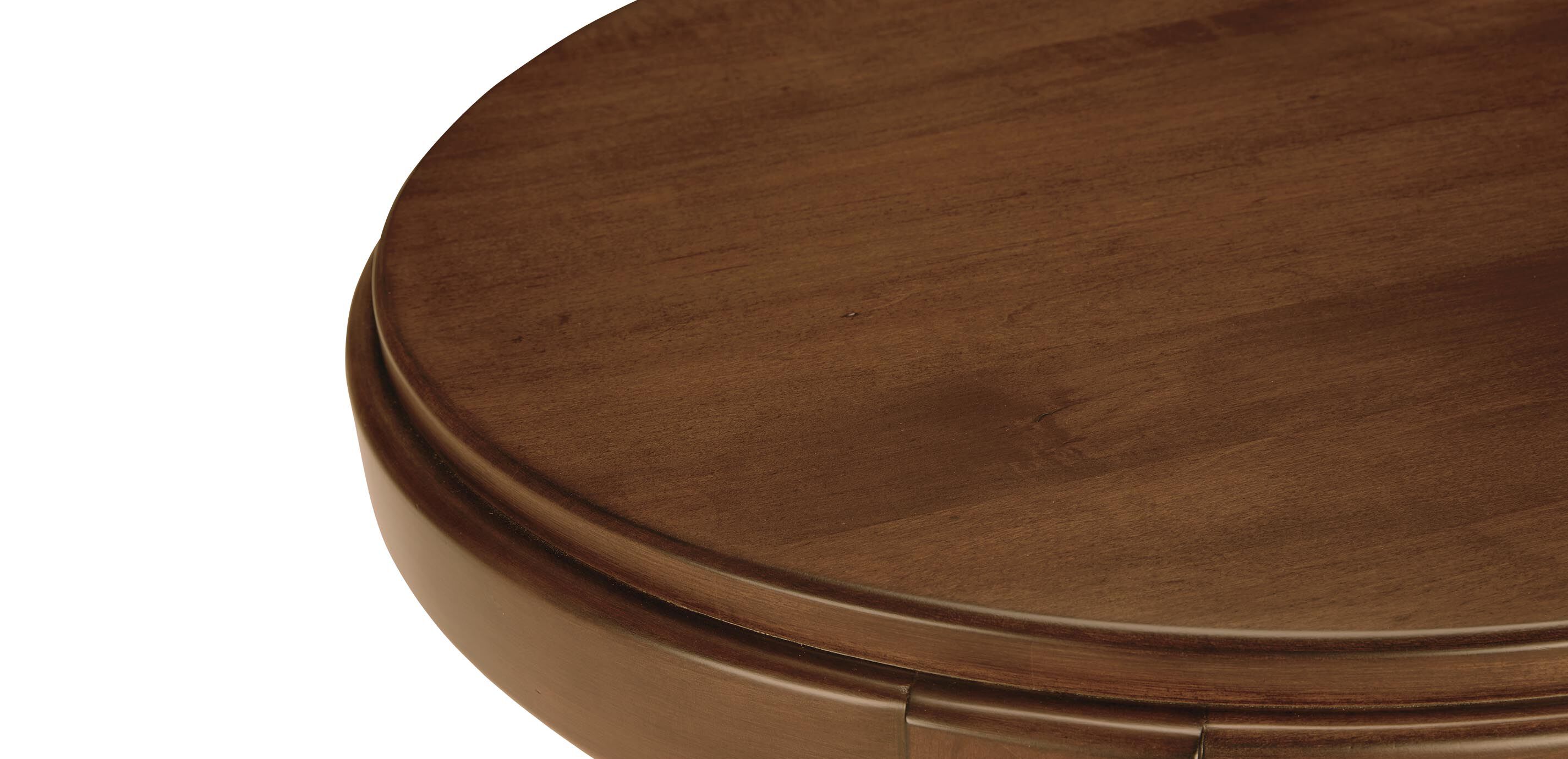 Draper Oval Wood Midcentury End Table_5