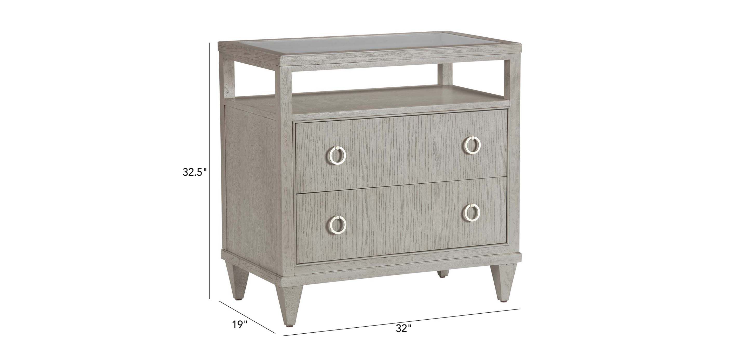 Heston Oak Glass-Top Night Table_1