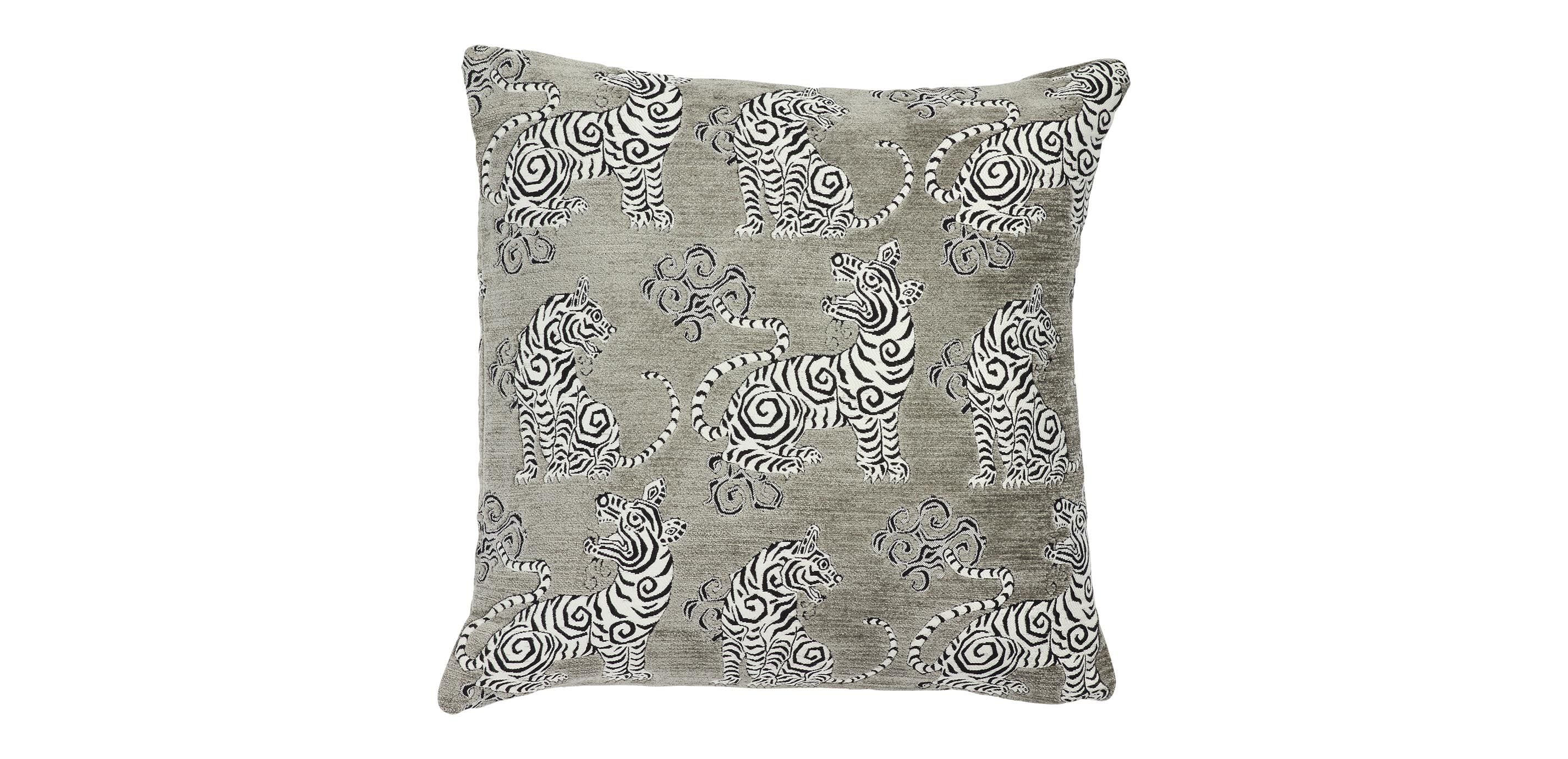 Velvet Tiger Pillow
