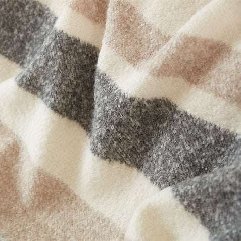 Neutral Stripe Alpaca Throw Product Tile Hover Image 031676