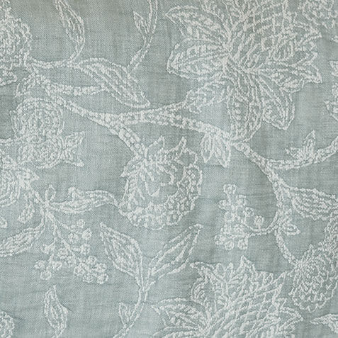 Floral Jacquard Duvet Cover and Shams Set, Aqua Product Tile Hover Image floraljacquardaqua