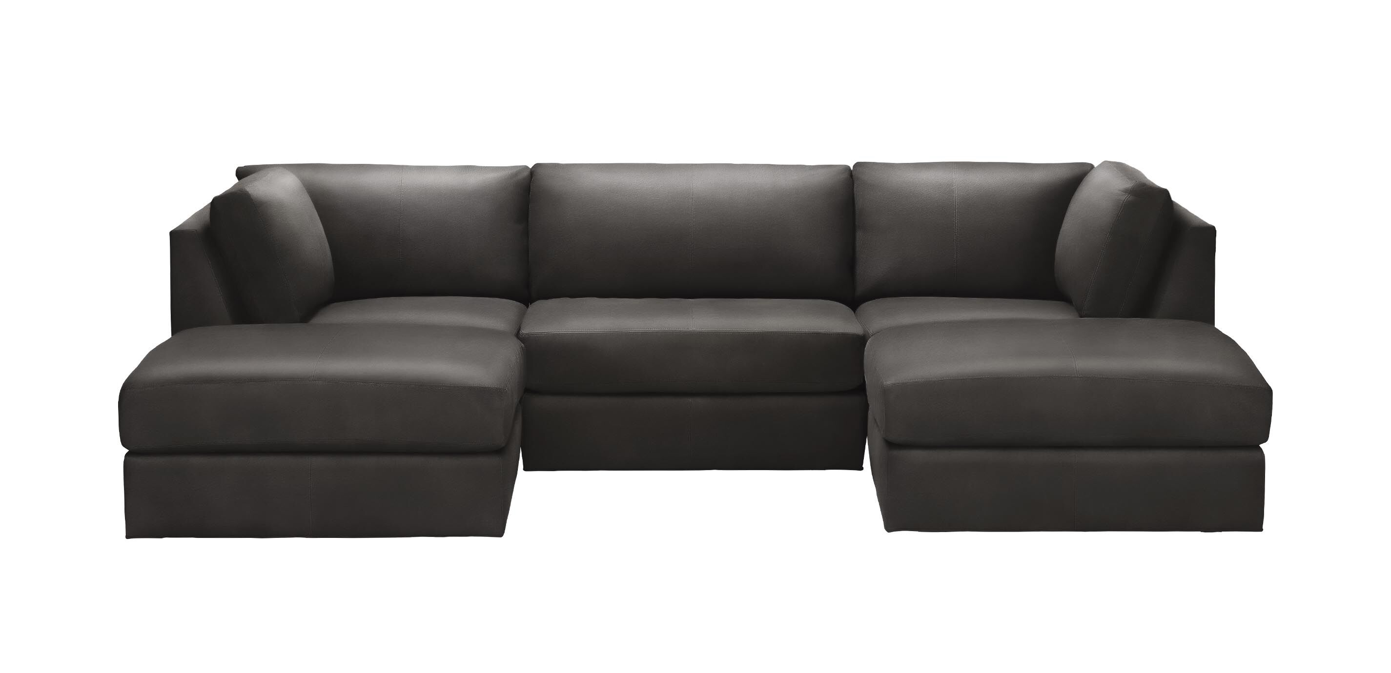 Daydreamer Leather Five-Piece Modular Sectional