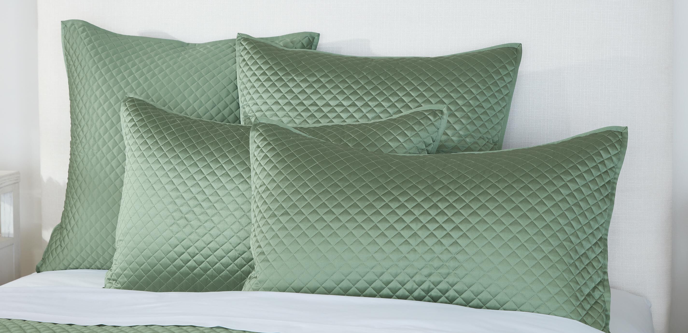 Salena Quilted Coverlet and Shams Set, Sage_2