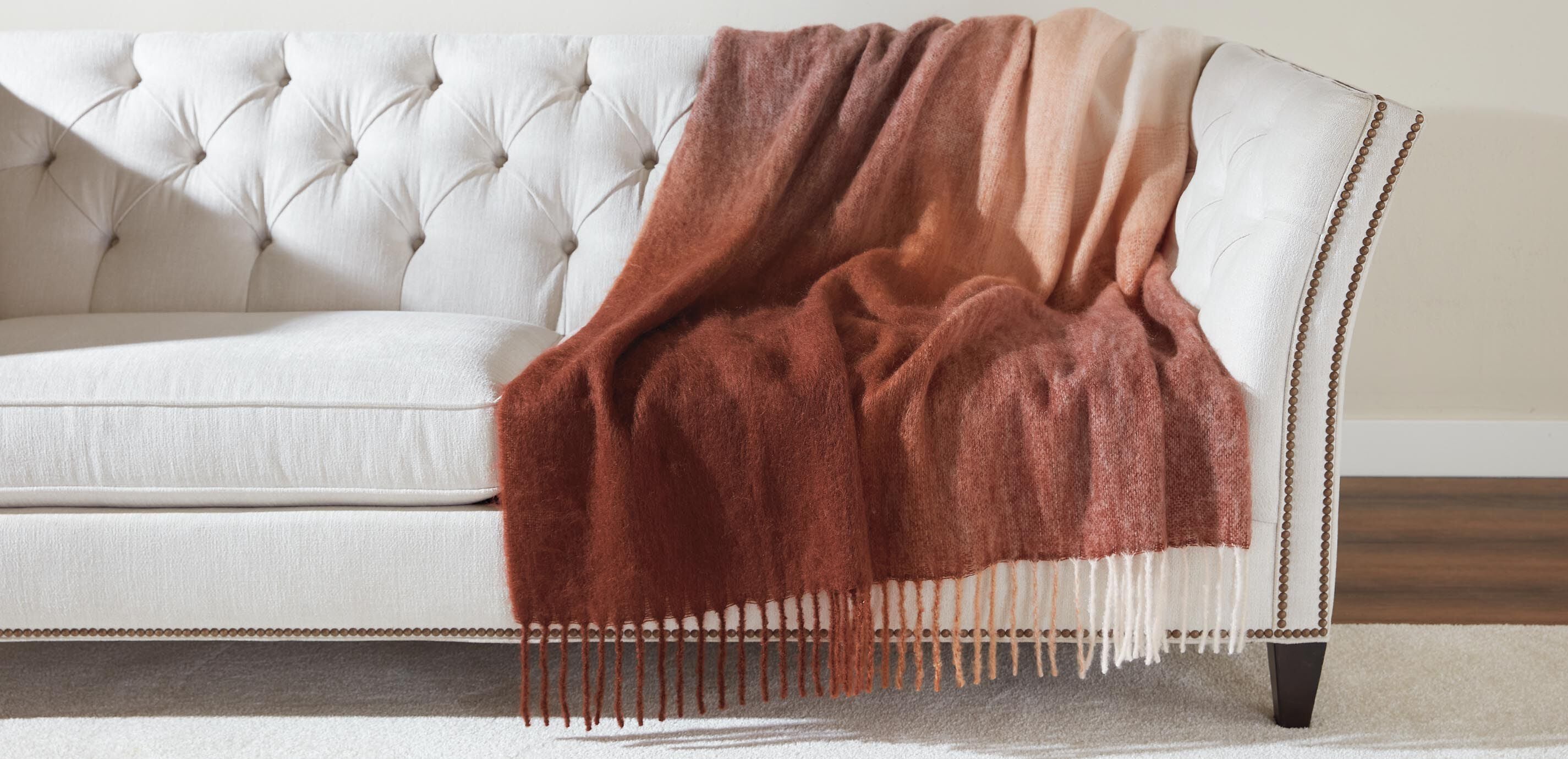 Ombre Mohair Throw