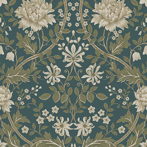 Covington Floral Wallpaper image