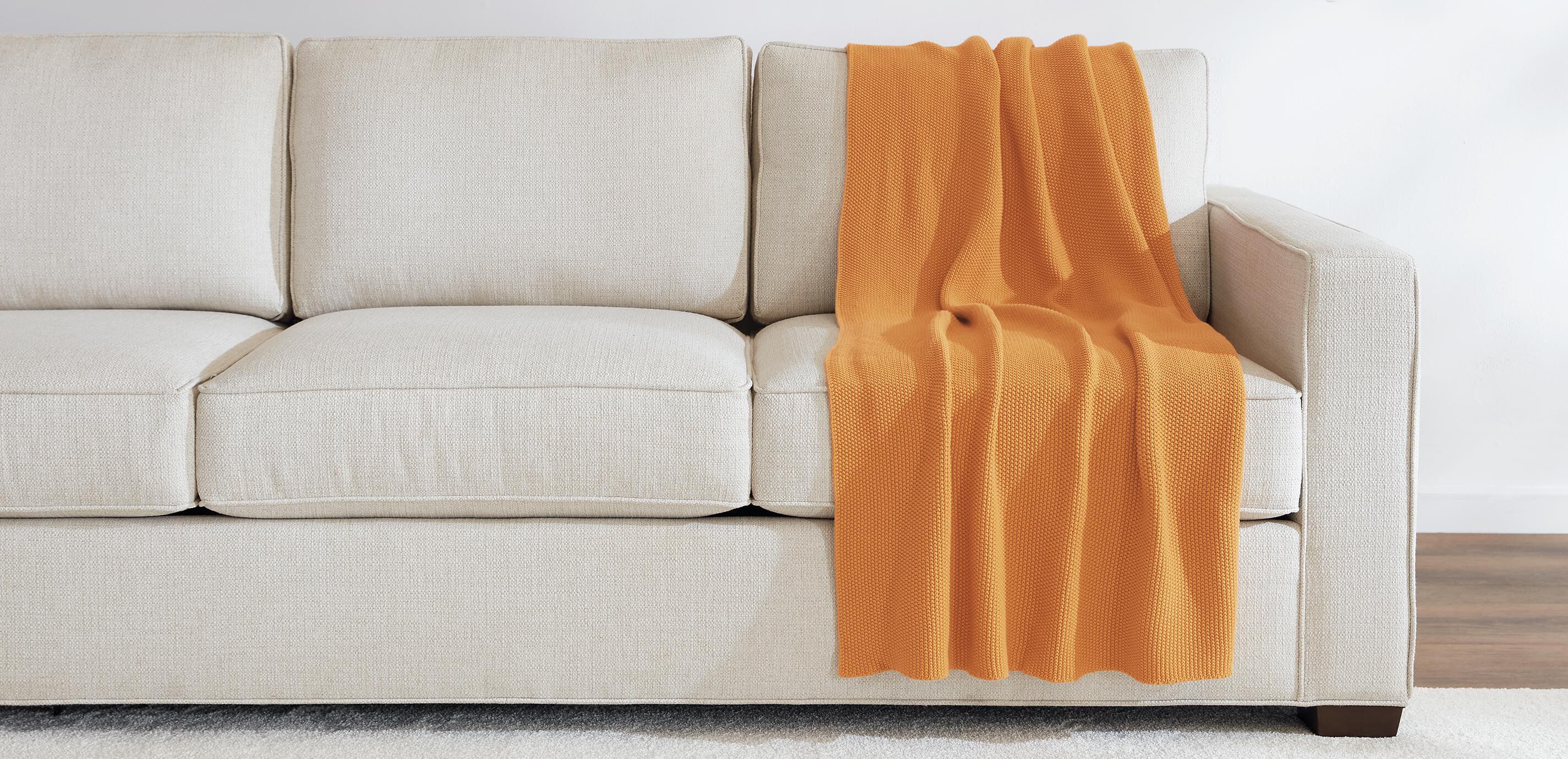 Mini Moss-Stitch Crochet Throw