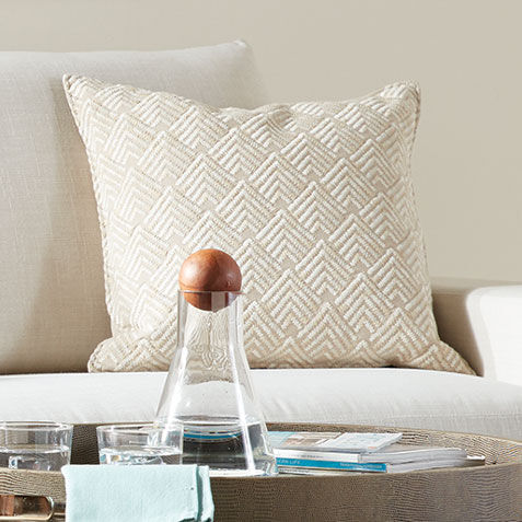 Embroidered Chevron Pillow Product Tile Hover Image 061322
