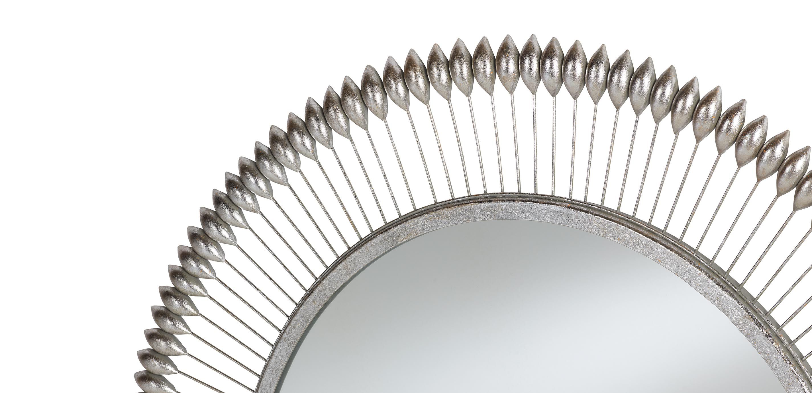 Silver Leaf Spindle Mirror_1