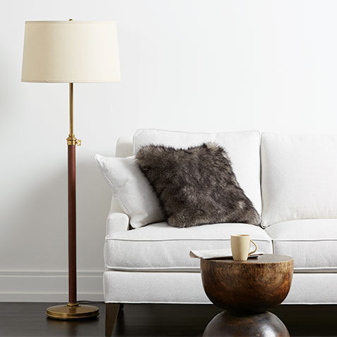 Ridgefield Brass Floor Lamp Product Tile Hover Image 092548