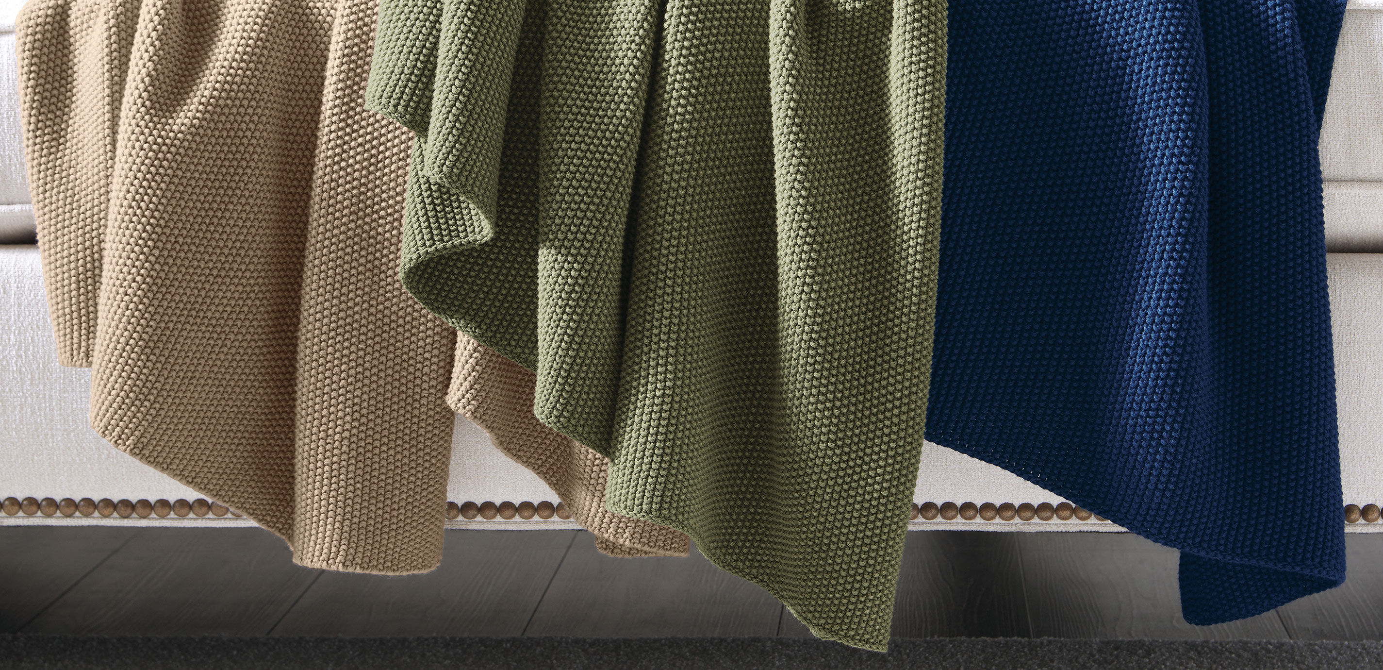 Mini Moss-Stitch Crochet Throw_4