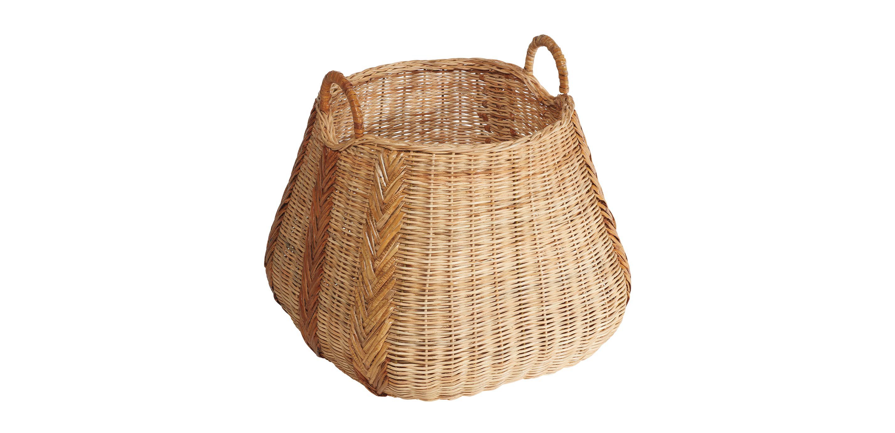 Large Braided Wicker Basket_1