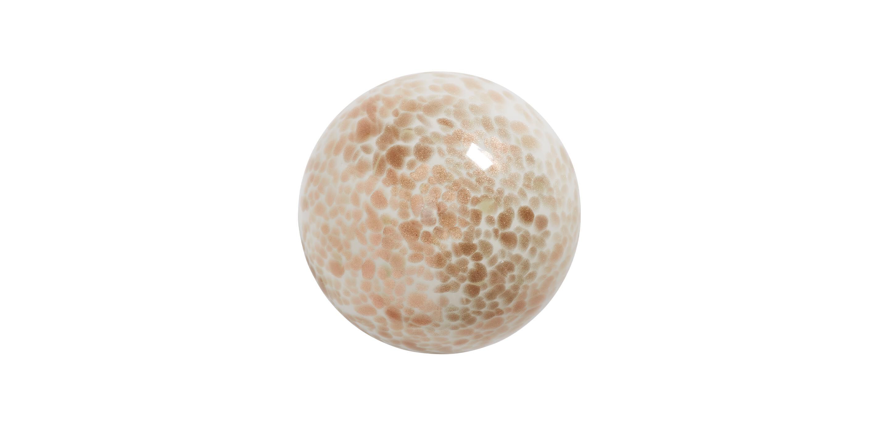 Speckled Glass Spheres, Set of 2_1