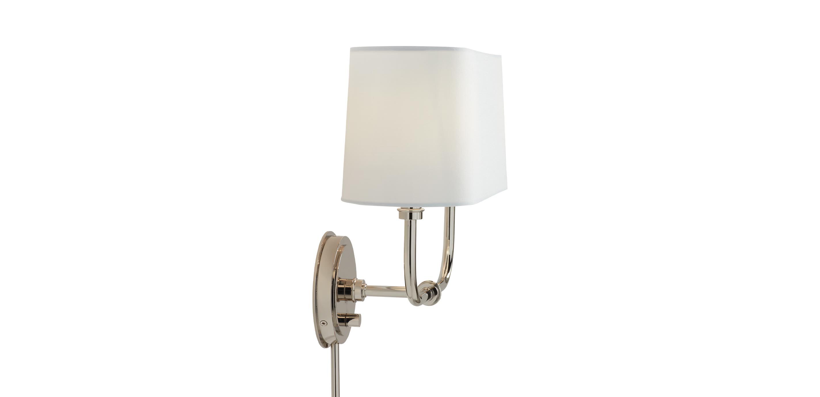 Zara Shaded Wall Sconce, Hardwire/Plug-In_2