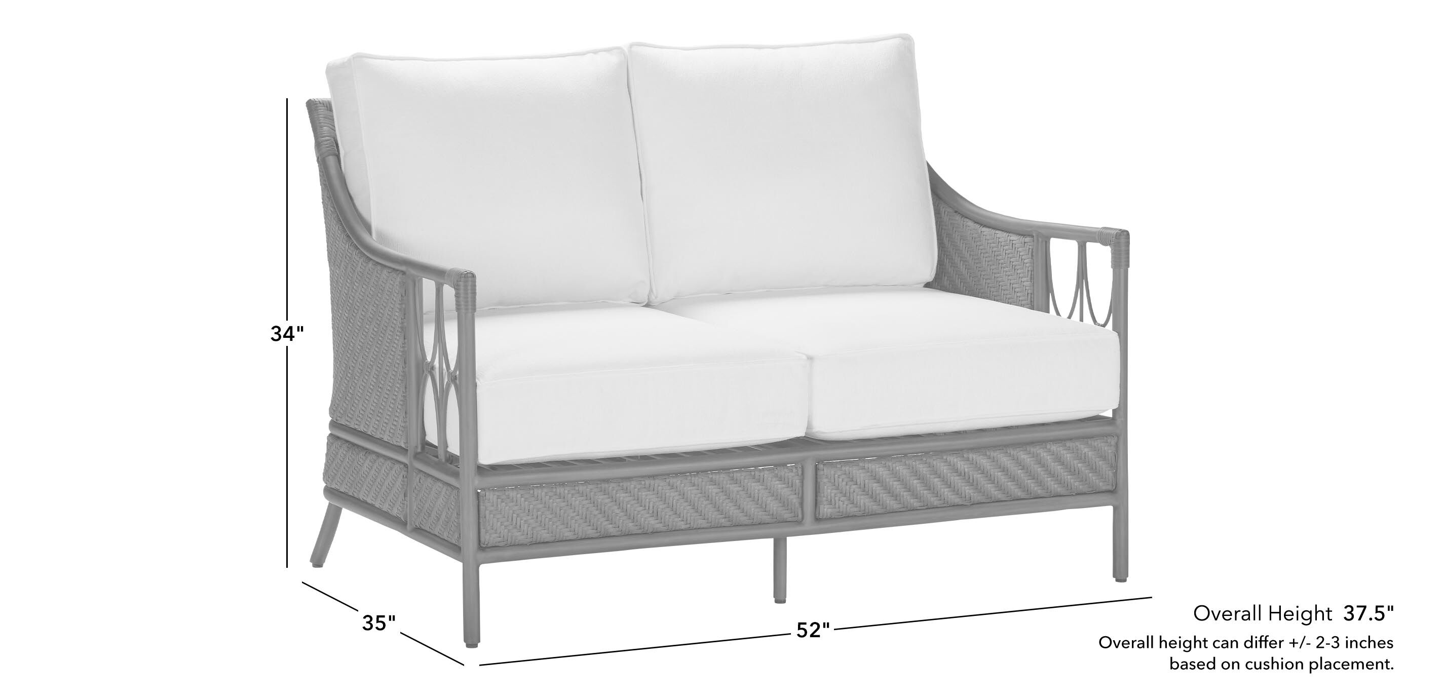 Cape Monaco Outdoor Loveseat_1