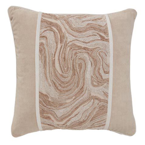 Sauri Velvet Panel Pillow image