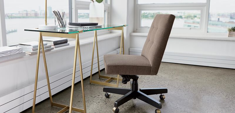 Jett Rolling Desk Chair | Adjustable Rolling Desk Chair | Ethan Allen