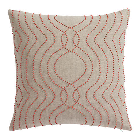 Knotted Ogee Pillow image 065781   NAT