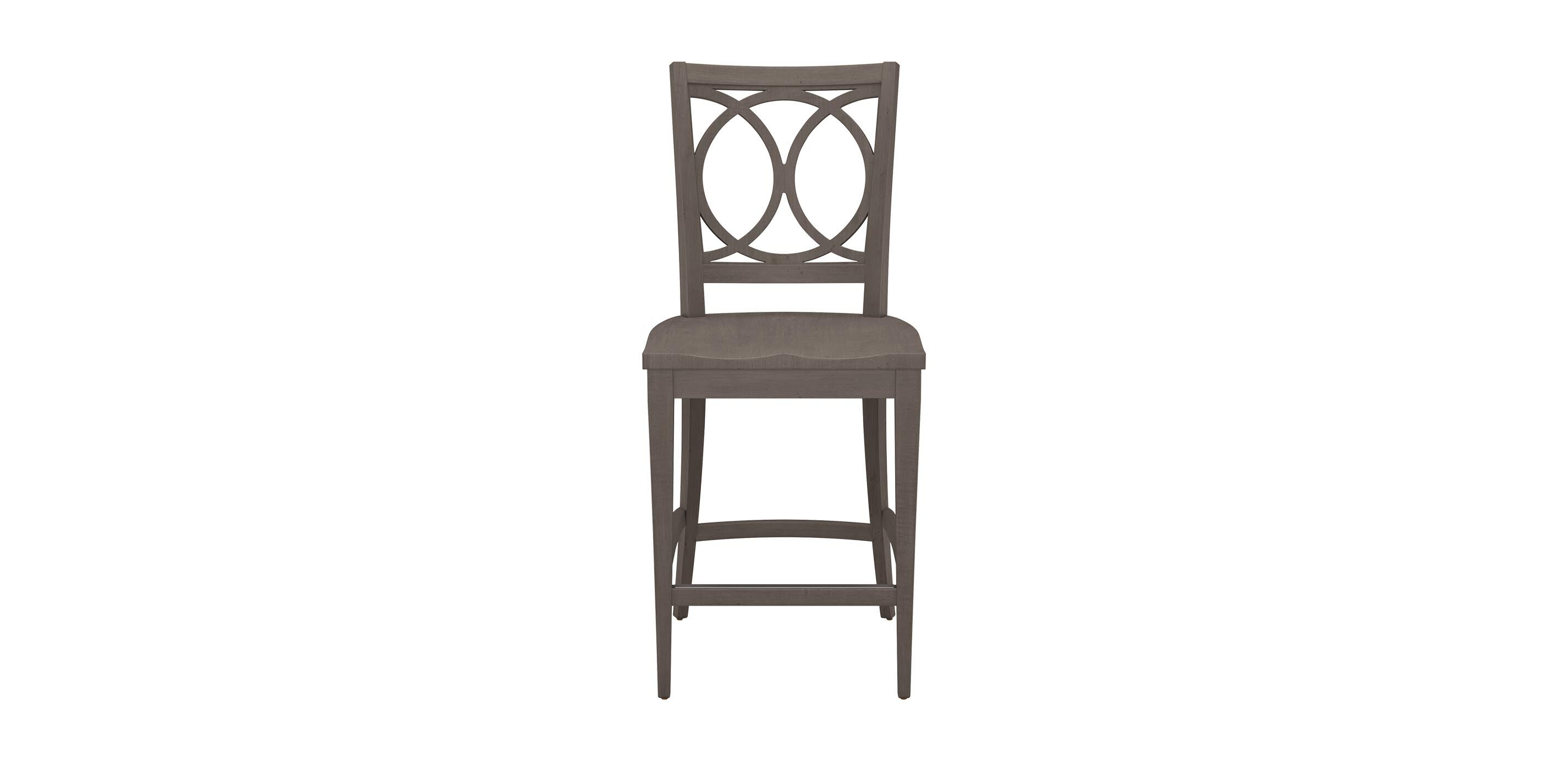 Cyra Counter Stool, Wood Seat