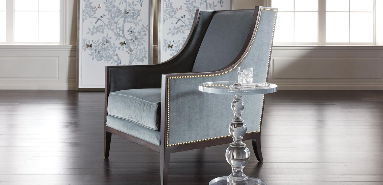 Caden HighBack Wing Chairs Fabric Wingback Chair Ethan Allen