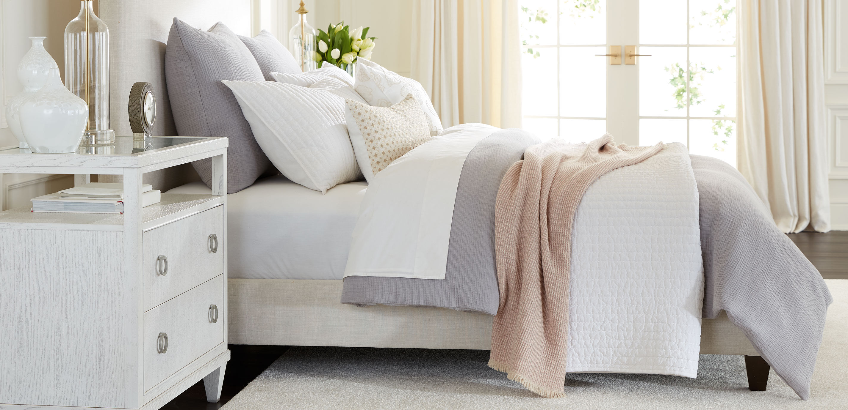 Garment-Dyed Quilted Sham with Channel Stitch_7