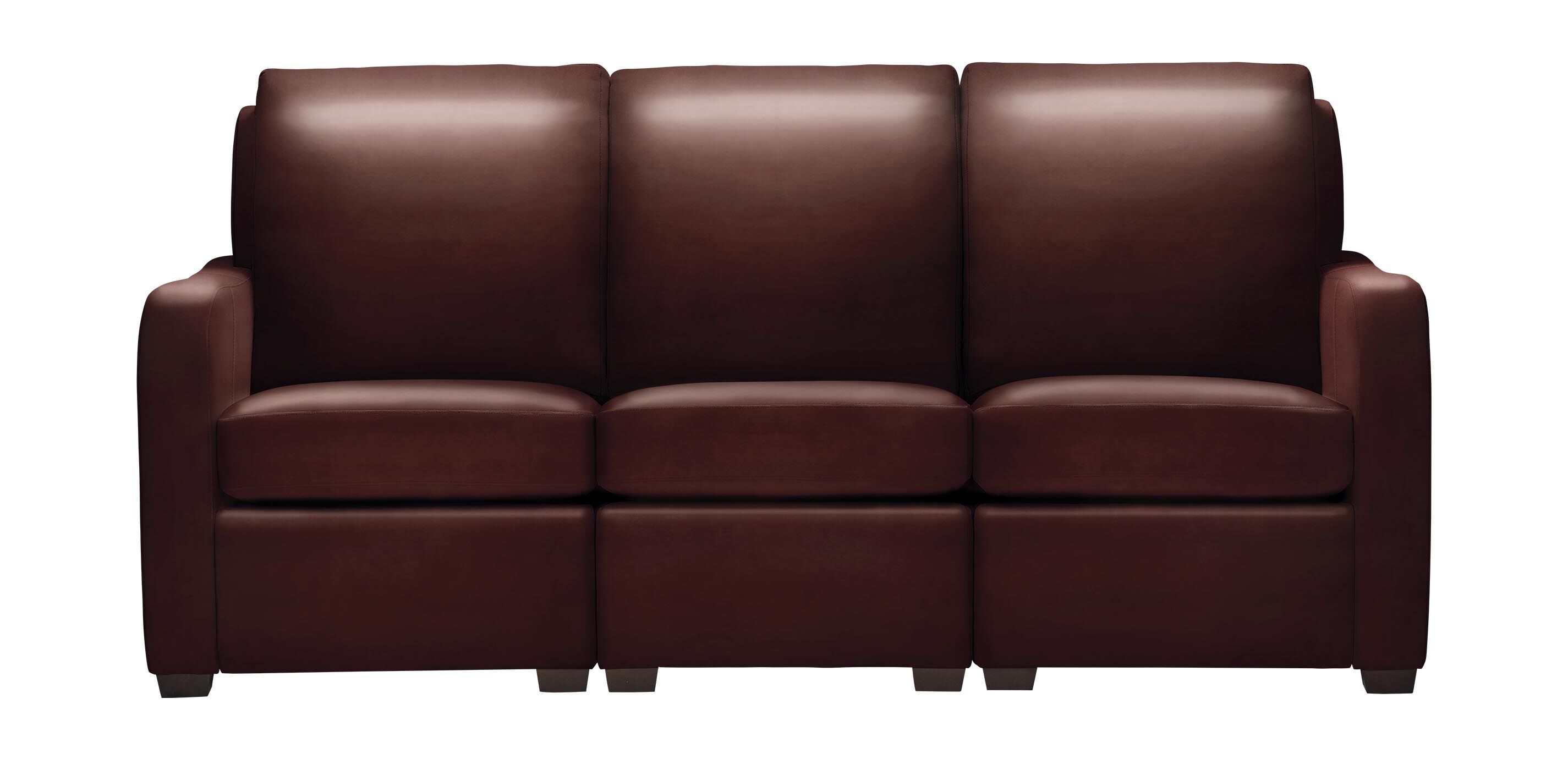 Jennings Leather Three-Piece Sectional