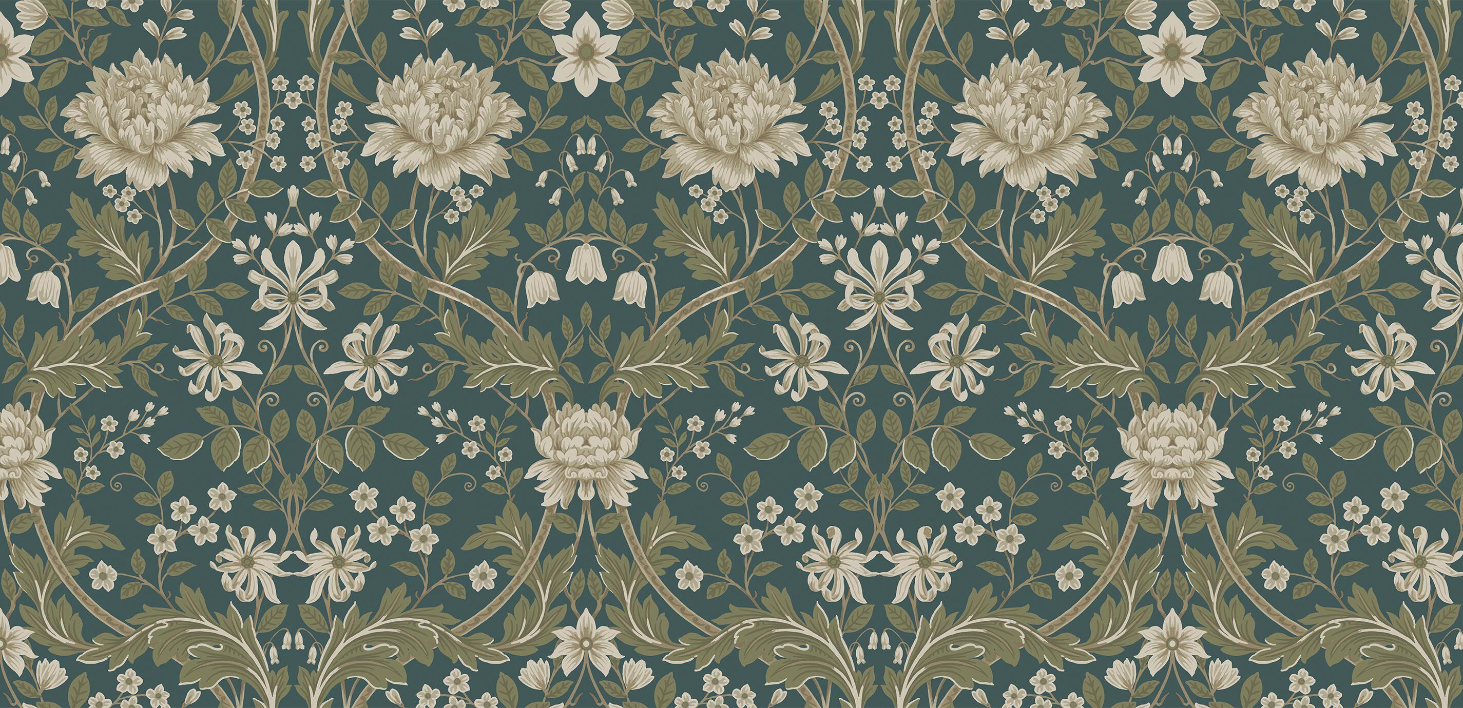 Covington Floral Wallpaper