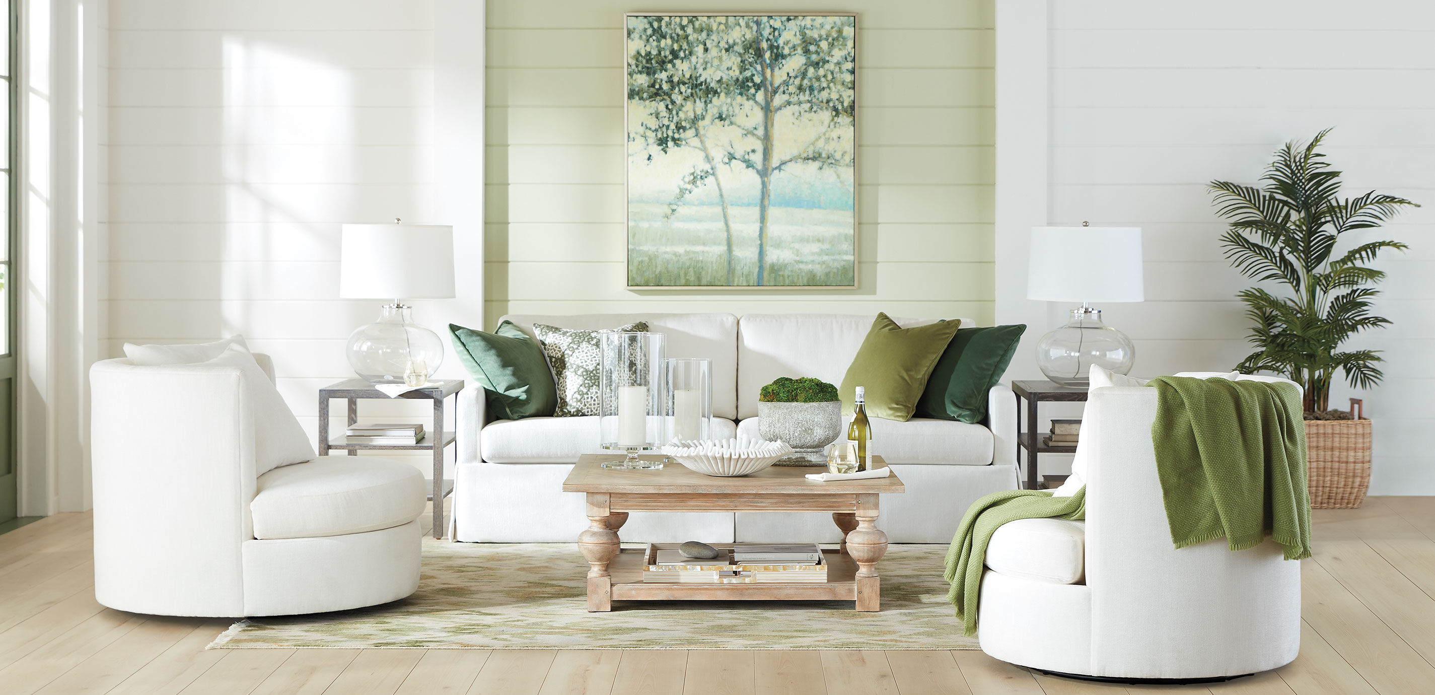 Moss in Oval Stone Planter_3