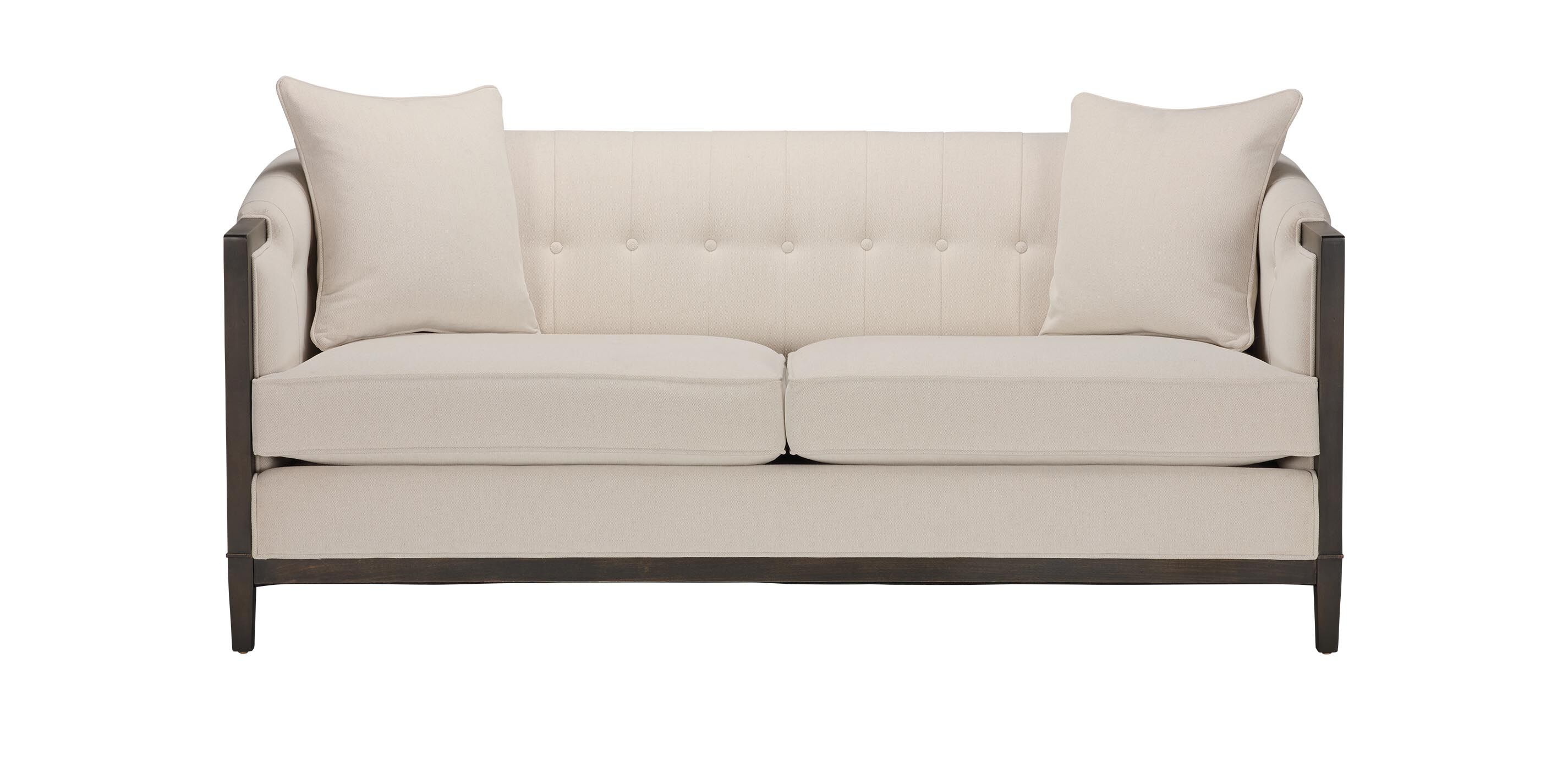 Mont Rose Exposed Wood Sofa