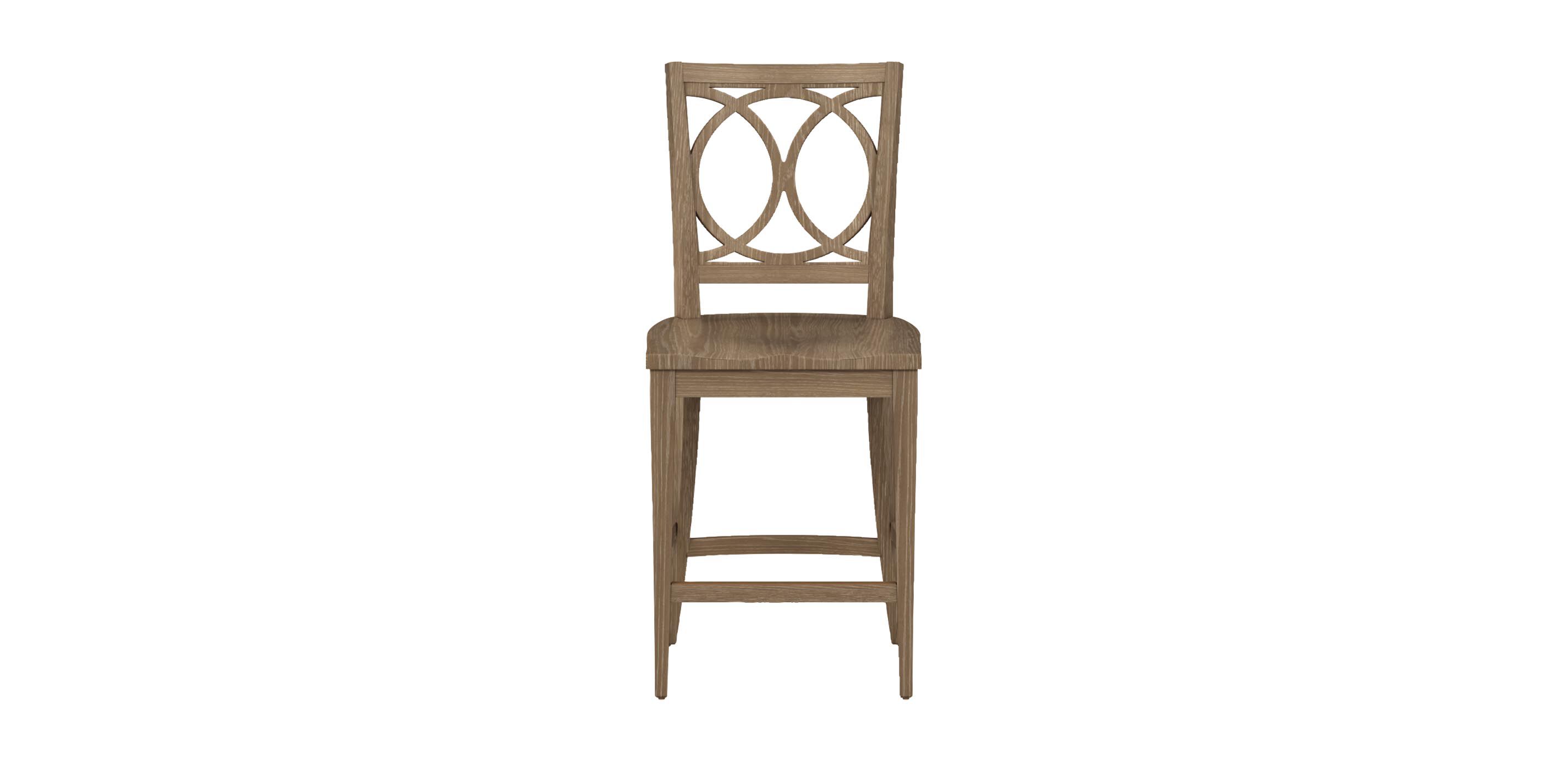 Cyra Counter Stool, Wood Seat
