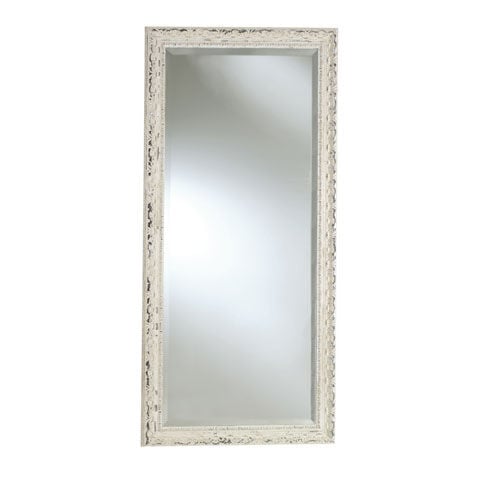 Decorative Carved Floor Mirror image
