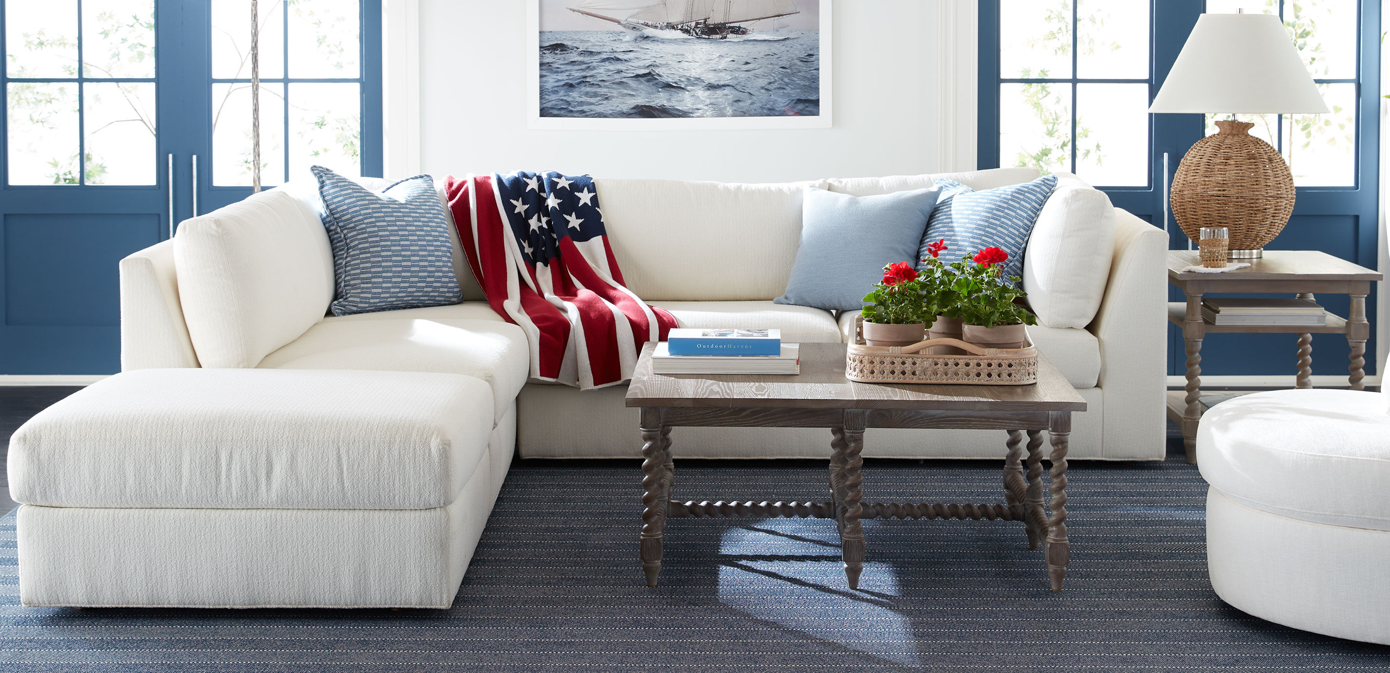 American Flag Recycled Cotton Throw_5